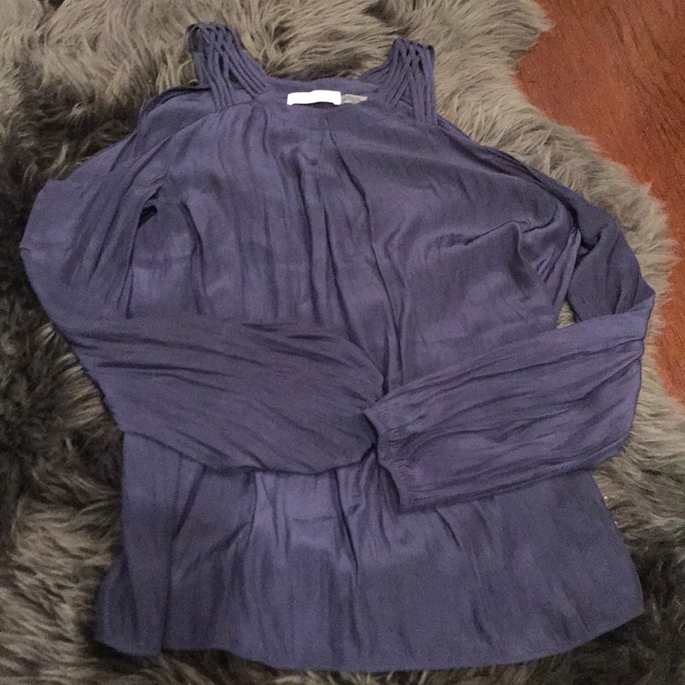 Shoulder cut out Ramy Brook silk blouse